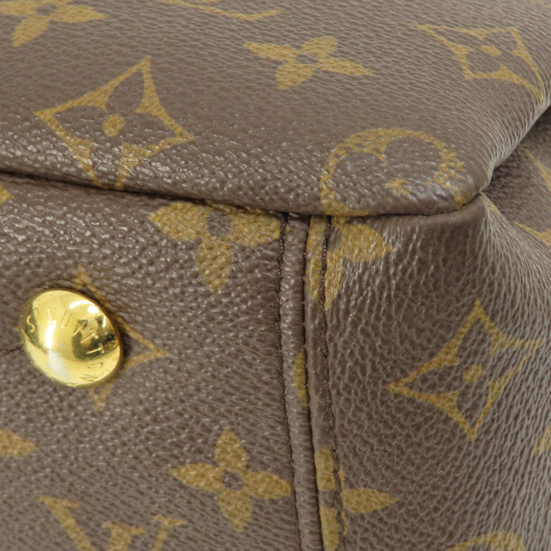 LOUIS VUITTON Handbag M41064 Monogram canvas Brown Pallas MM Monogram Women Used Authentic
