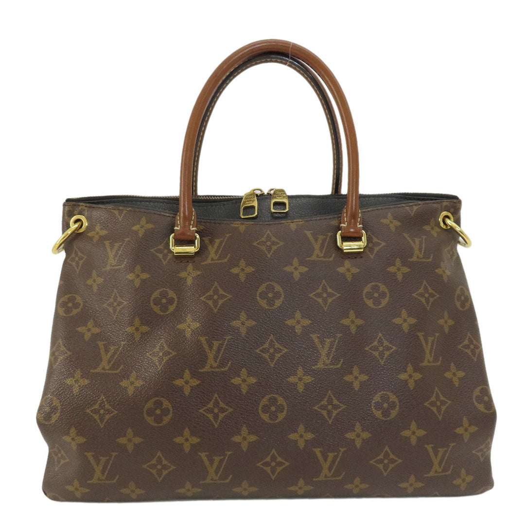 LOUIS VUITTON Handbag M41064 Monogram canvas Brown Pallas MM Monogram Women Used Authentic