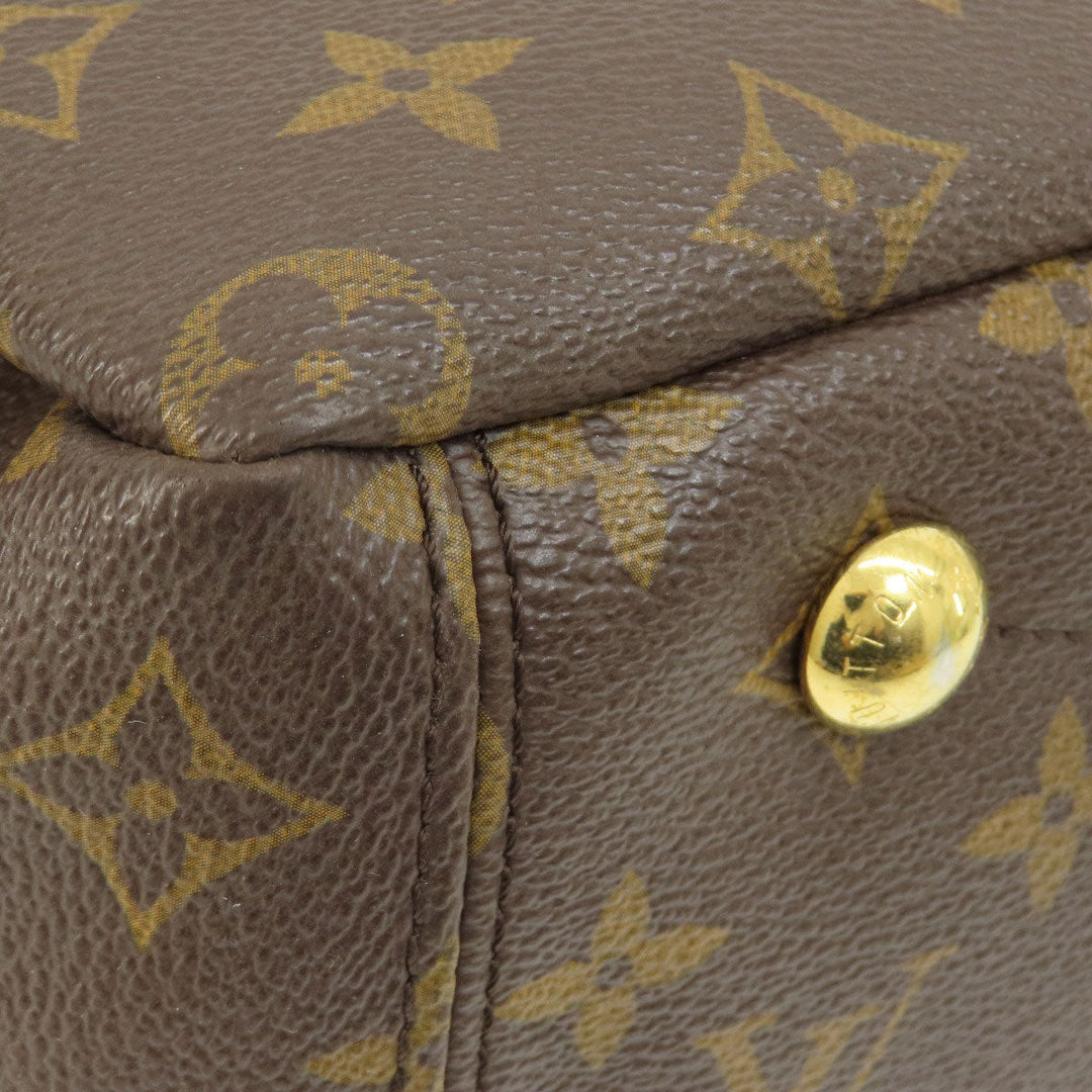 LOUIS VUITTON Handbag M41064 Monogram canvas Brown Pallas MM Monogram Women Used Authentic