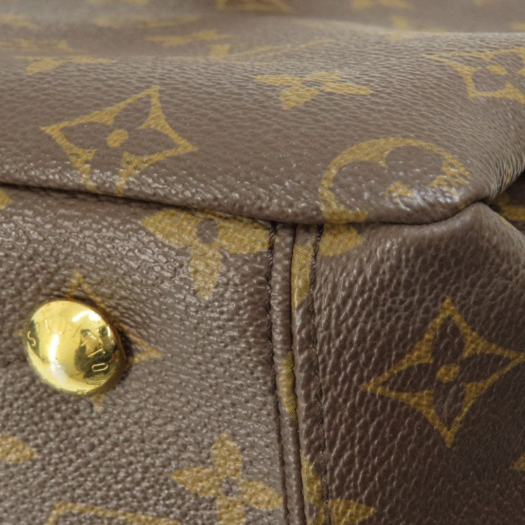 LOUIS VUITTON Handbag M41064 Monogram canvas Brown Pallas MM Monogram Women Used Authentic