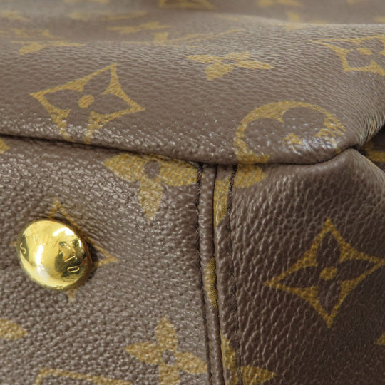 LOUIS VUITTON Handbag M41064 Monogram canvas Brown Pallas MM Monogram Women Used Authentic