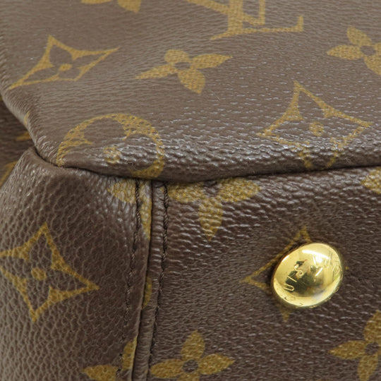 LOUIS VUITTON Handbag M41064 Monogram canvas Brown Pallas MM Monogram Women Used Authentic