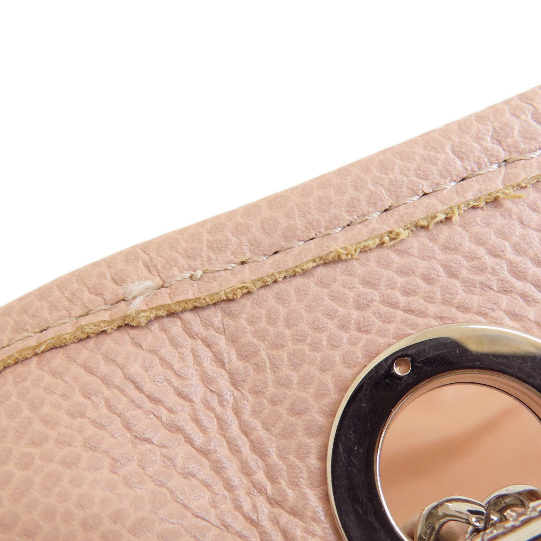 CHANEL Tote Bag Calfskin pink DeauvilleMM SilverMetal