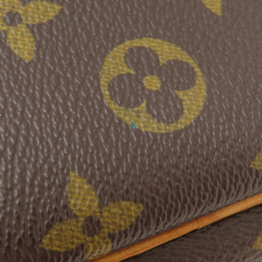 LOUIS VUITTON Handbag M47270 Monogram canvas Brown Deauville Monogram Women Used Authentic