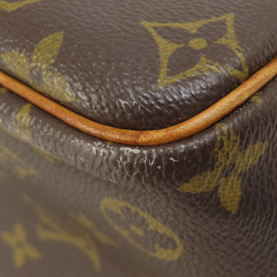 LOUIS VUITTON Handbag M47270 Monogram canvas Brown Deauville Monogram Women Used Authentic