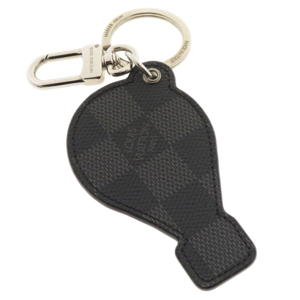 LOUIS VUITTON key ring M68668 Damier canvas multicolor portocle illustore balloon Women Used Authentic