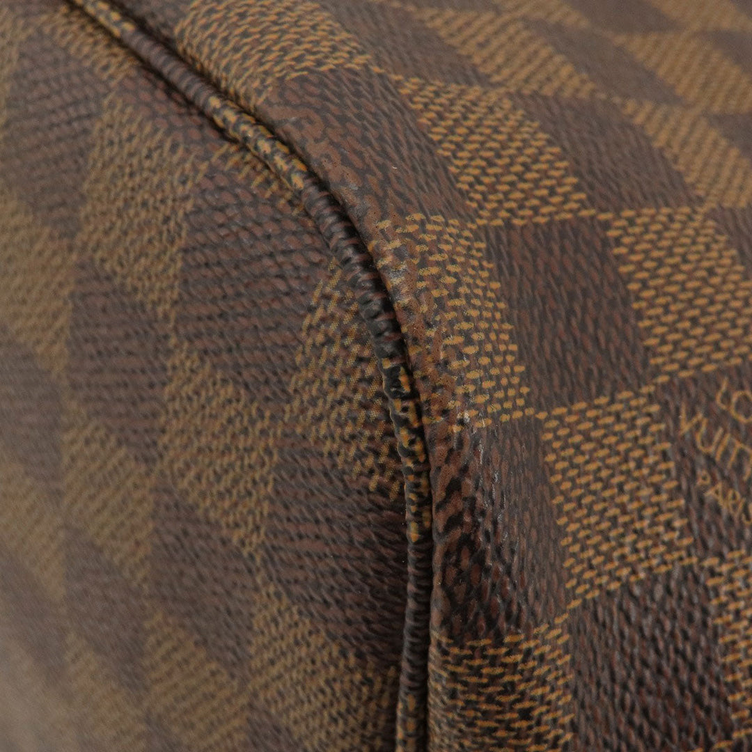 LOUIS VUITTON Tote Bag N51105 Damier canvas Brown Neverfull MM Former Damier Ebene Women Used Authentic