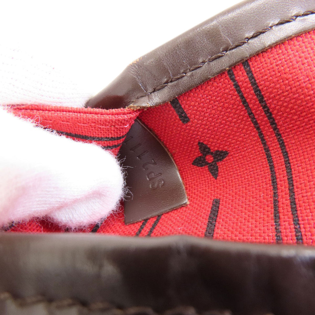 LOUIS VUITTON Tote Bag N51105 Damier canvas Brown Neverfull MM Former Damier Ebene Women Used Authentic