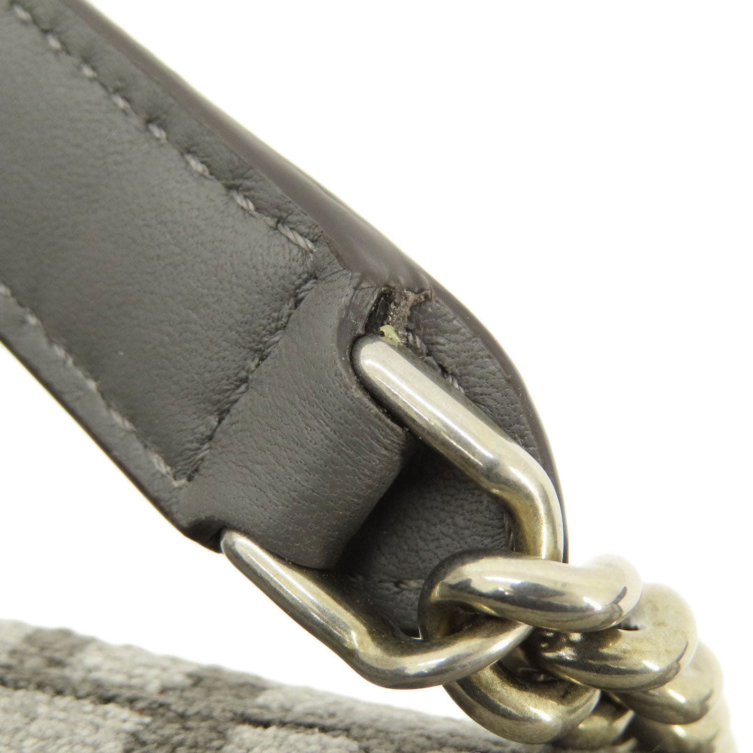 FENDI Shoulder Bag 8BR793 polyester Brown Baguette Chain Midi FF Tapestry
