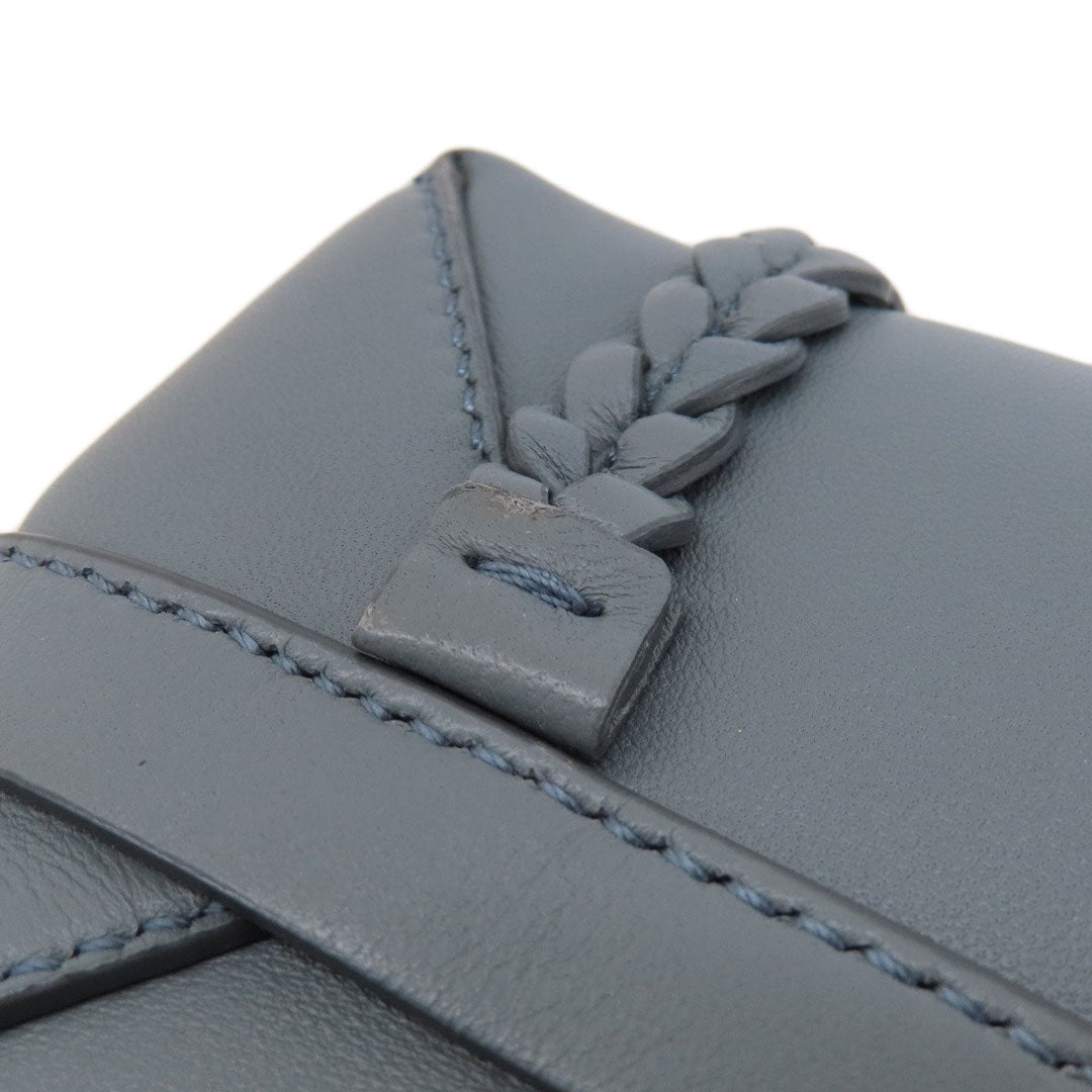 Chloe Handbag leather gray penelope mini 2WAY Women Used Authentic