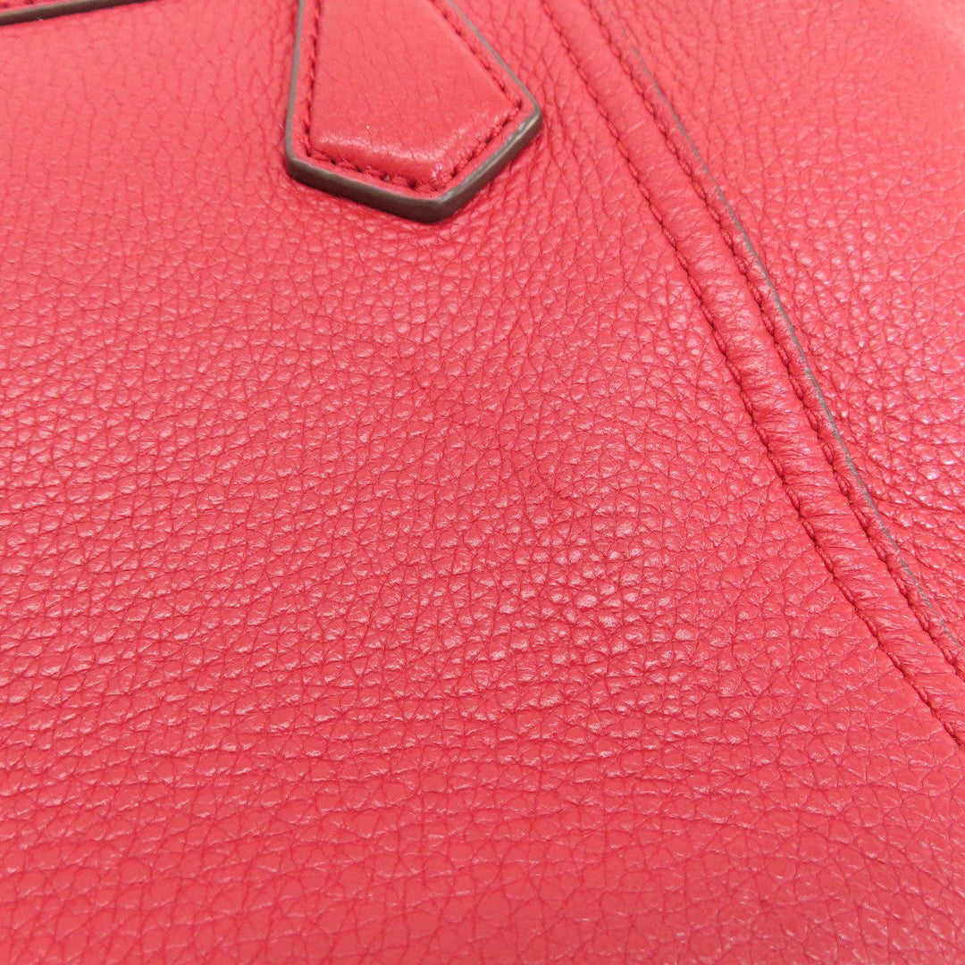 Tory Burch Handbag leather Red 2WAY Women Used Authentic
