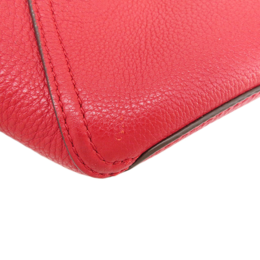 Tory Burch Handbag leather Red 2WAY Women Used Authentic