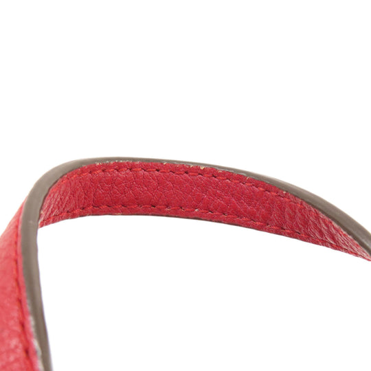 Tory Burch Handbag leather Red 2WAY Women Used Authentic
