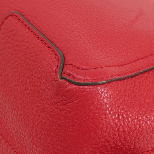 Tory Burch Handbag leather Red 2WAY Women Used Authentic
