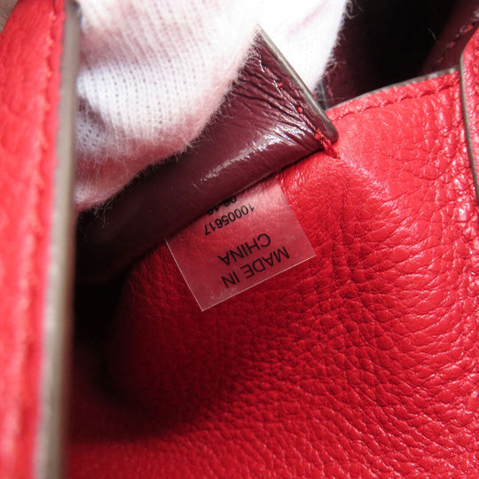 Tory Burch Handbag leather Red 2WAY Women Used Authentic