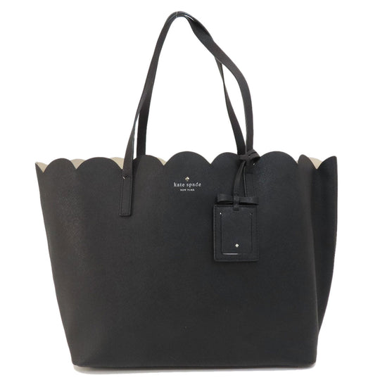 Kate Spade Tote Bag leather black logo
