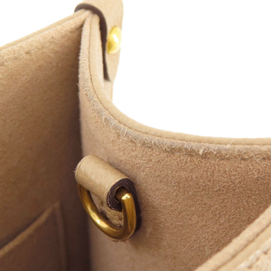 LOUIS VUITTON Handbag M45779 Ann Platt beige On the Go PM Tourtrail Crme Women Used Authentic