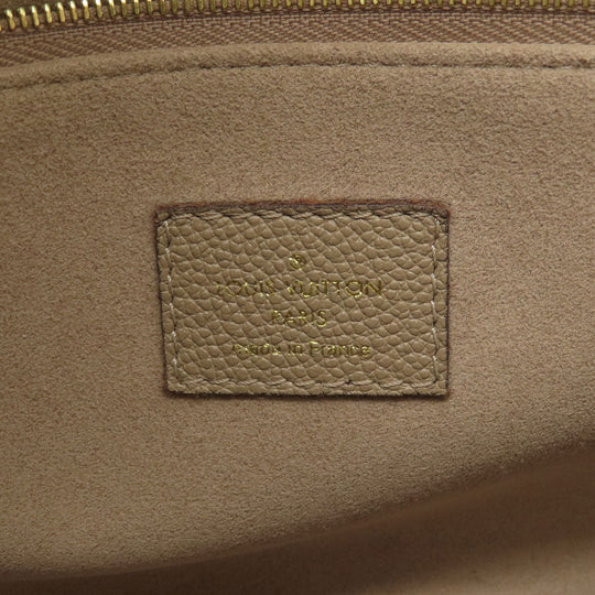 LOUIS VUITTON Handbag M45779 Ann Platt beige On the Go PM Tourtrail Crme Women Used Authentic