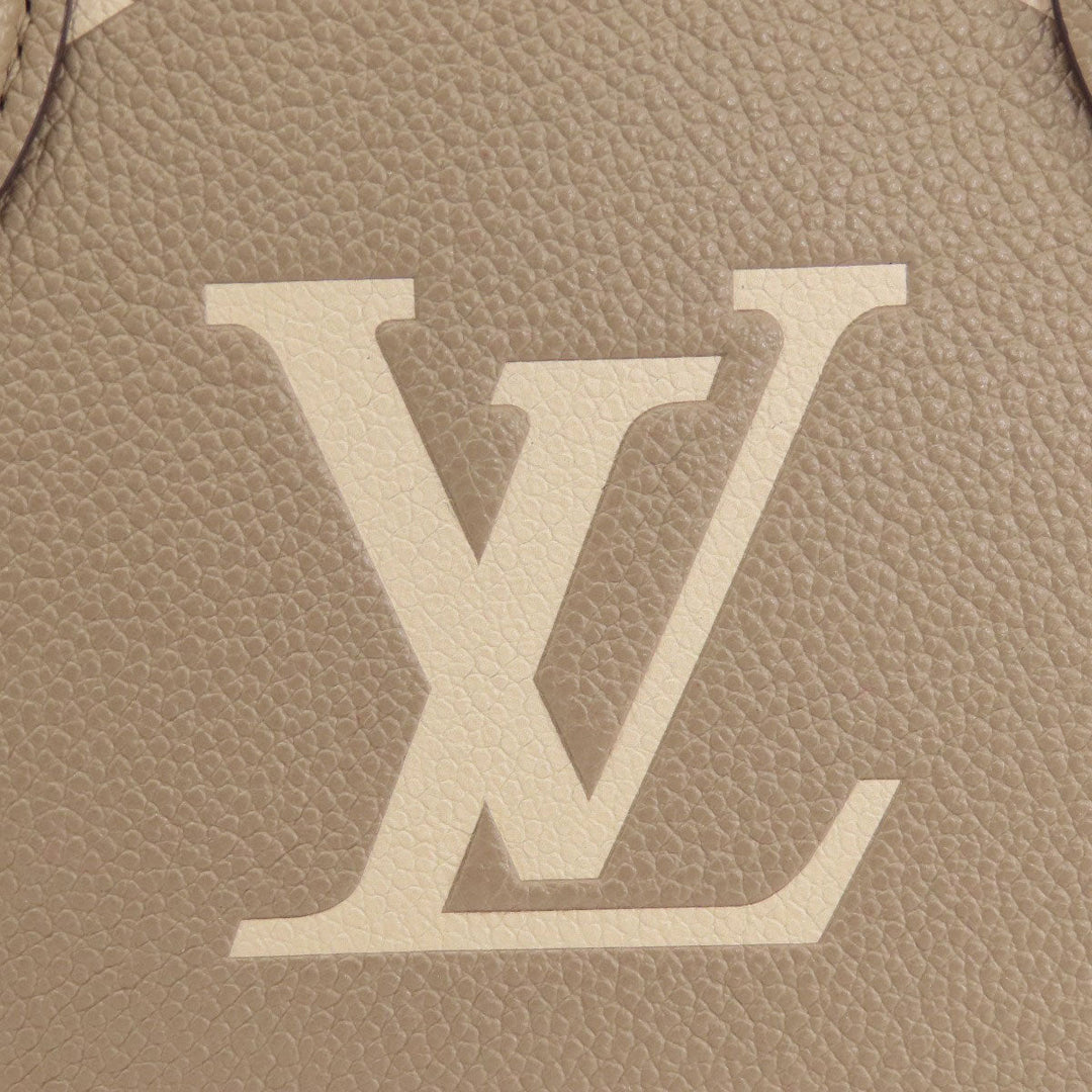 LOUIS VUITTON Handbag M45779 Ann Platt beige On the Go PM Tourtrail Crme Women Used Authentic