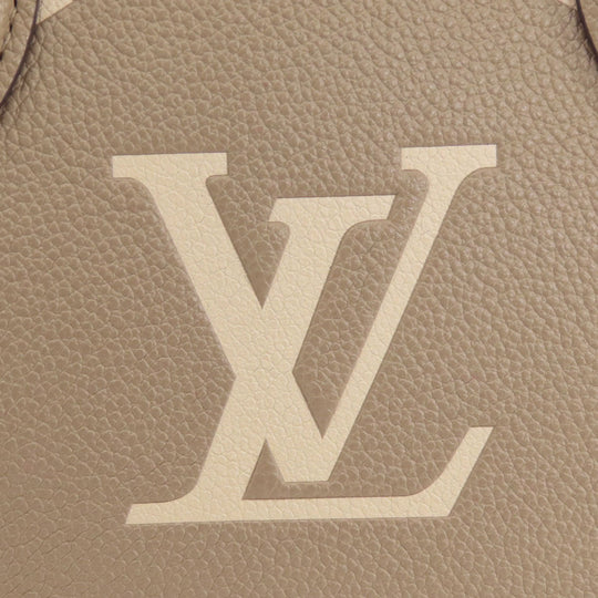 LOUIS VUITTON Handbag M45779 Ann Platt beige On the Go PM Tourtrail Crme Women Used Authentic
