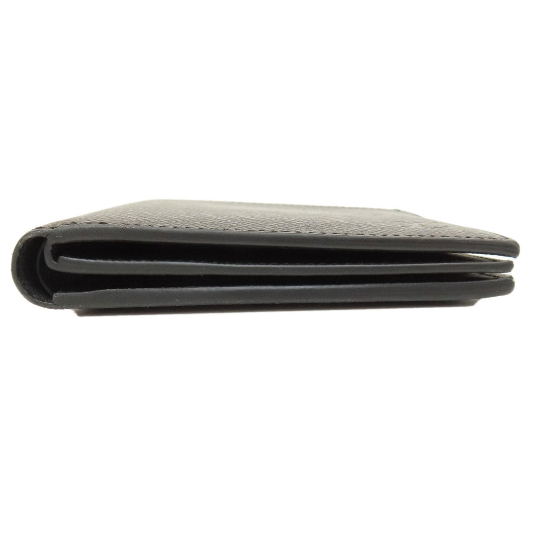 LOUIS VUITTON Bifold Wallet M62045 Taiga Leather black Portefeuille Amerigo NM mens Used Authentic