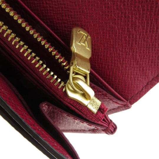LOUIS VUITTON Long Wallet Purse M62234 Monogram canvas Brown Portefeuille Sarah Monogram Fuchsia