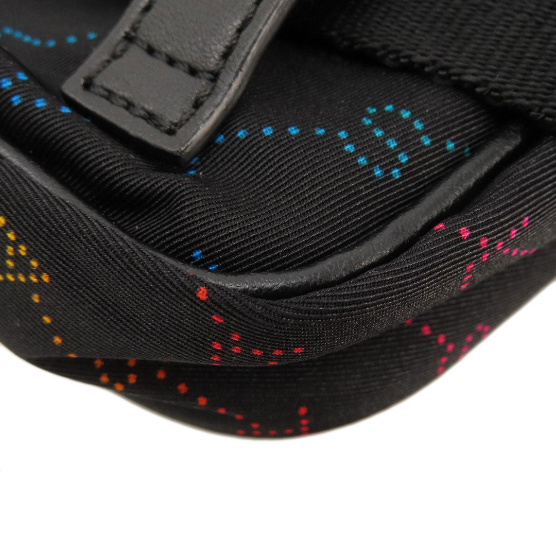 Stella McCartney Hip bag Nylon black Rainbow logo