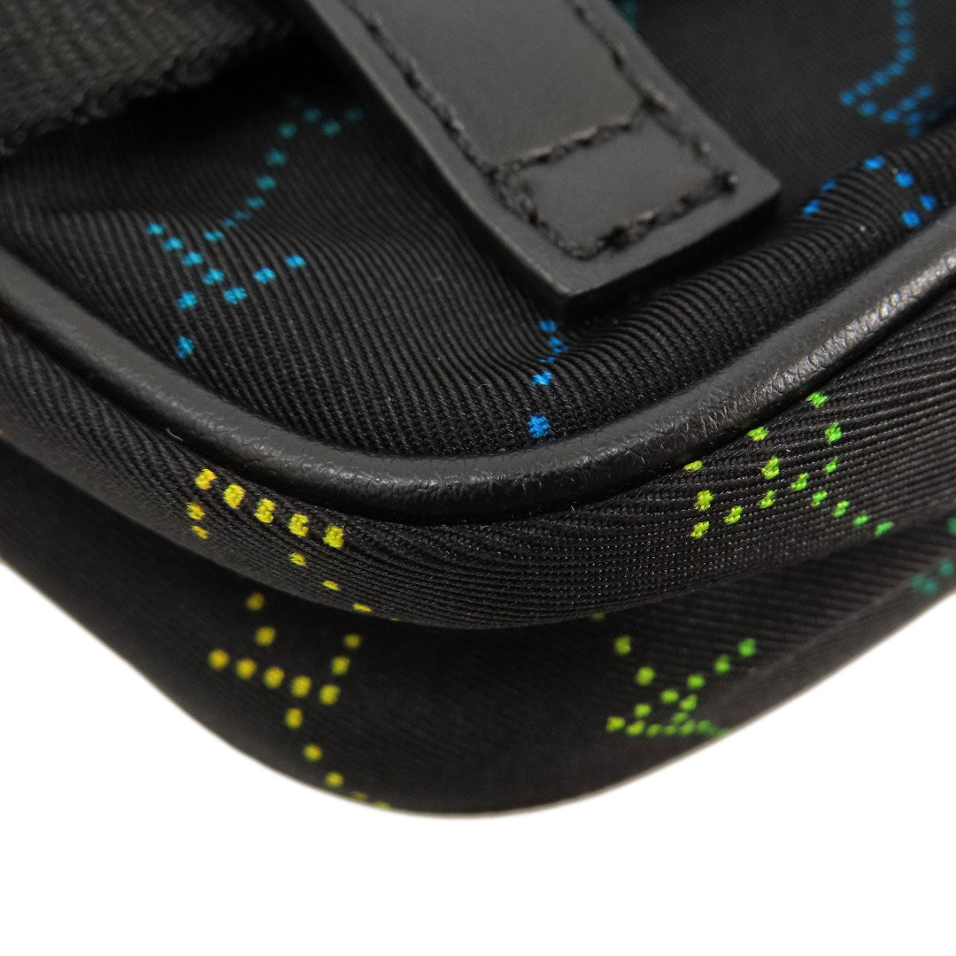 Stella McCartney Hip bag Nylon black Rainbow logo