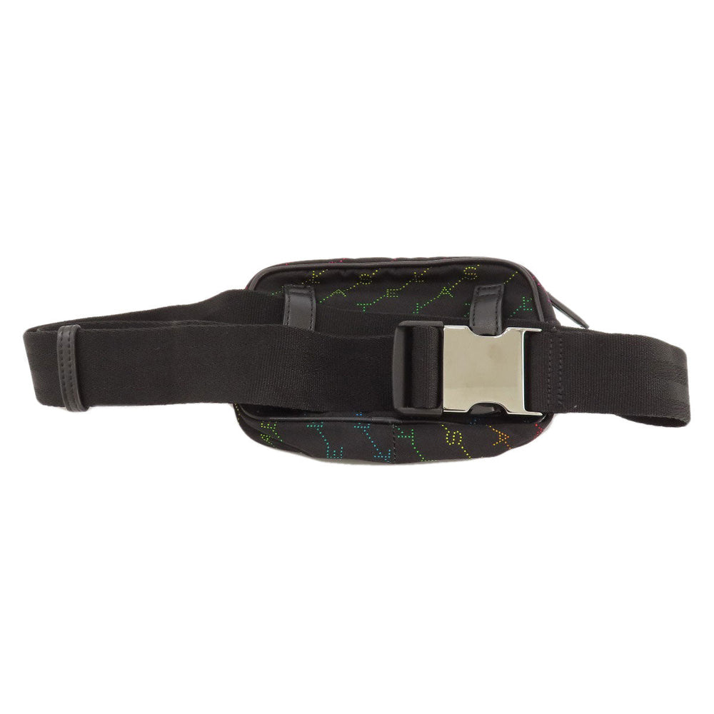 Stella McCartney Hip bag Nylon black Rainbow logo