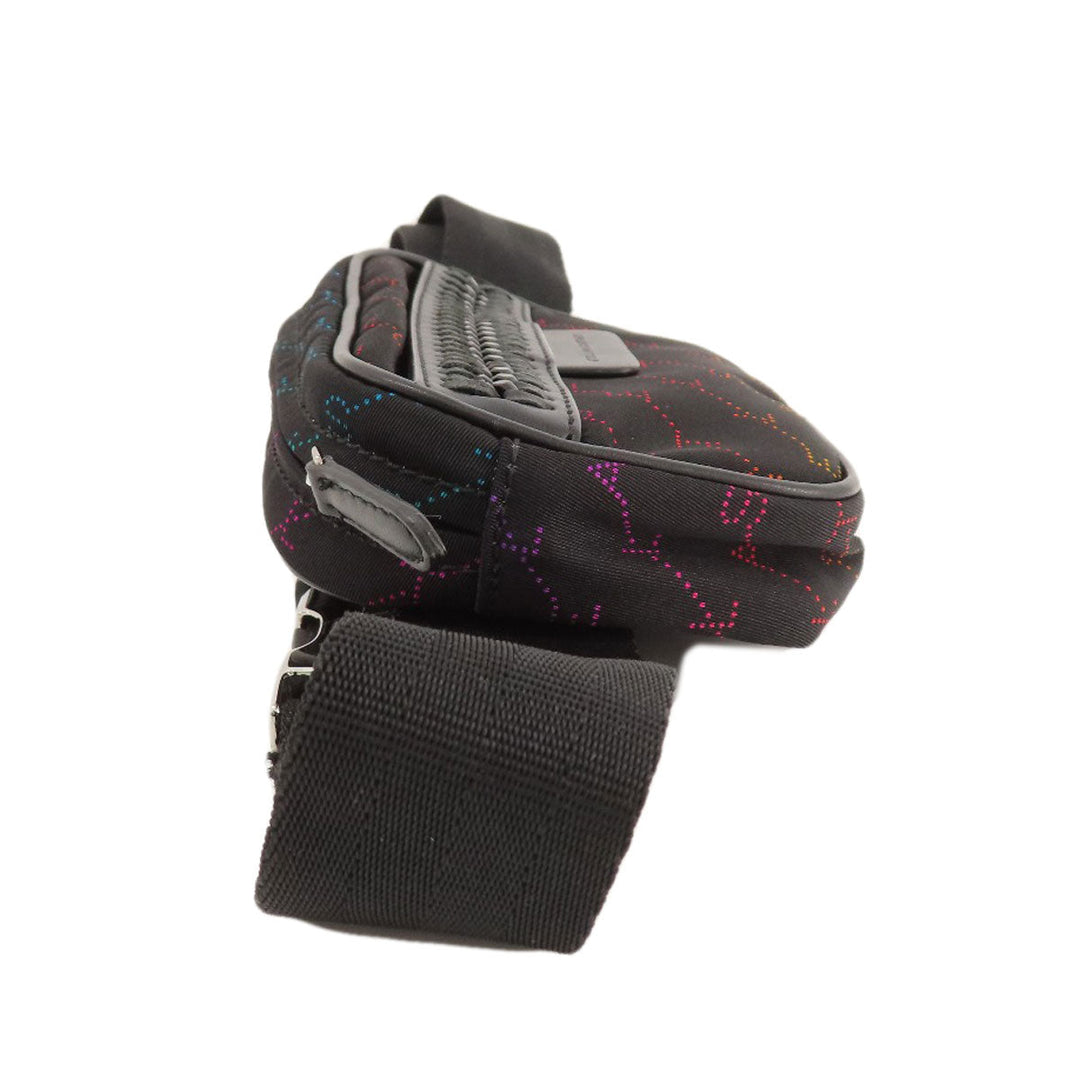Stella McCartney Hip bag Nylon black Rainbow logo