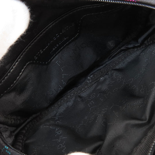 Stella McCartney Hip bag Nylon black Rainbow logo