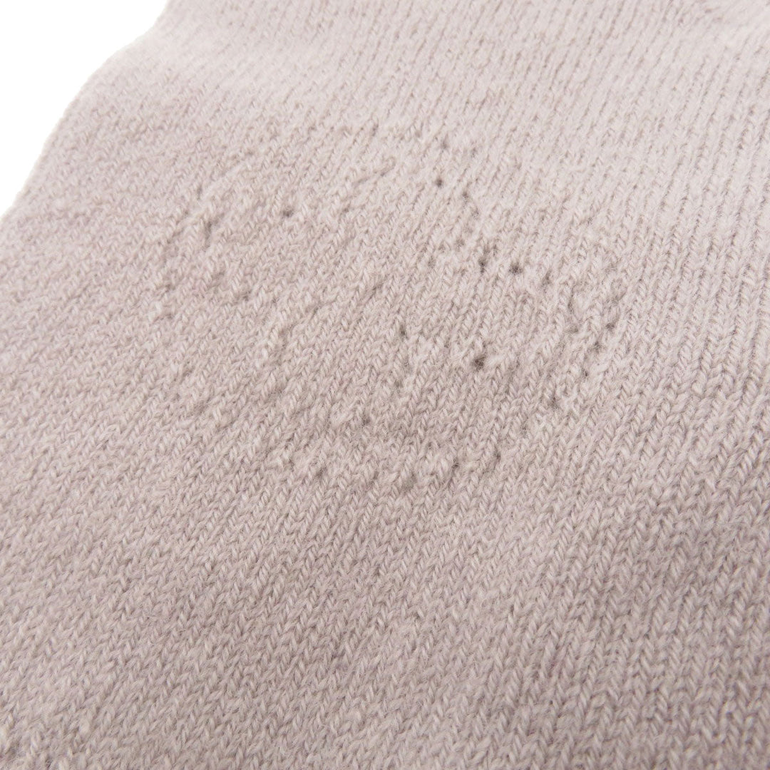 LOUIS VUITTON Glove wool pink Monogram Pattern Women Used Authentic