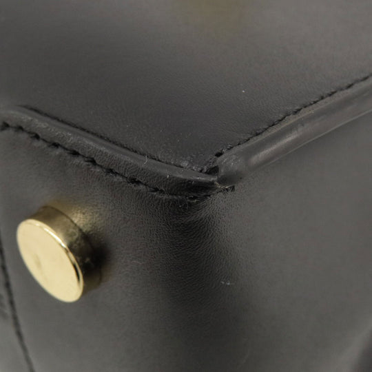 MICHAEL KORS Handbag leather black Fireworks motif 2WAY Women Used Authentic