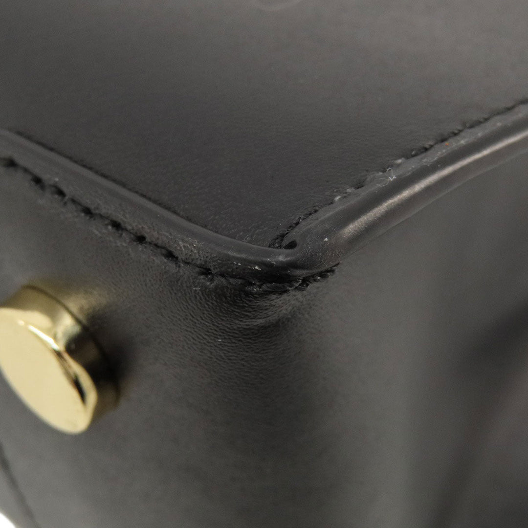 MICHAEL KORS Handbag leather black Fireworks motif 2WAY Women Used Authentic