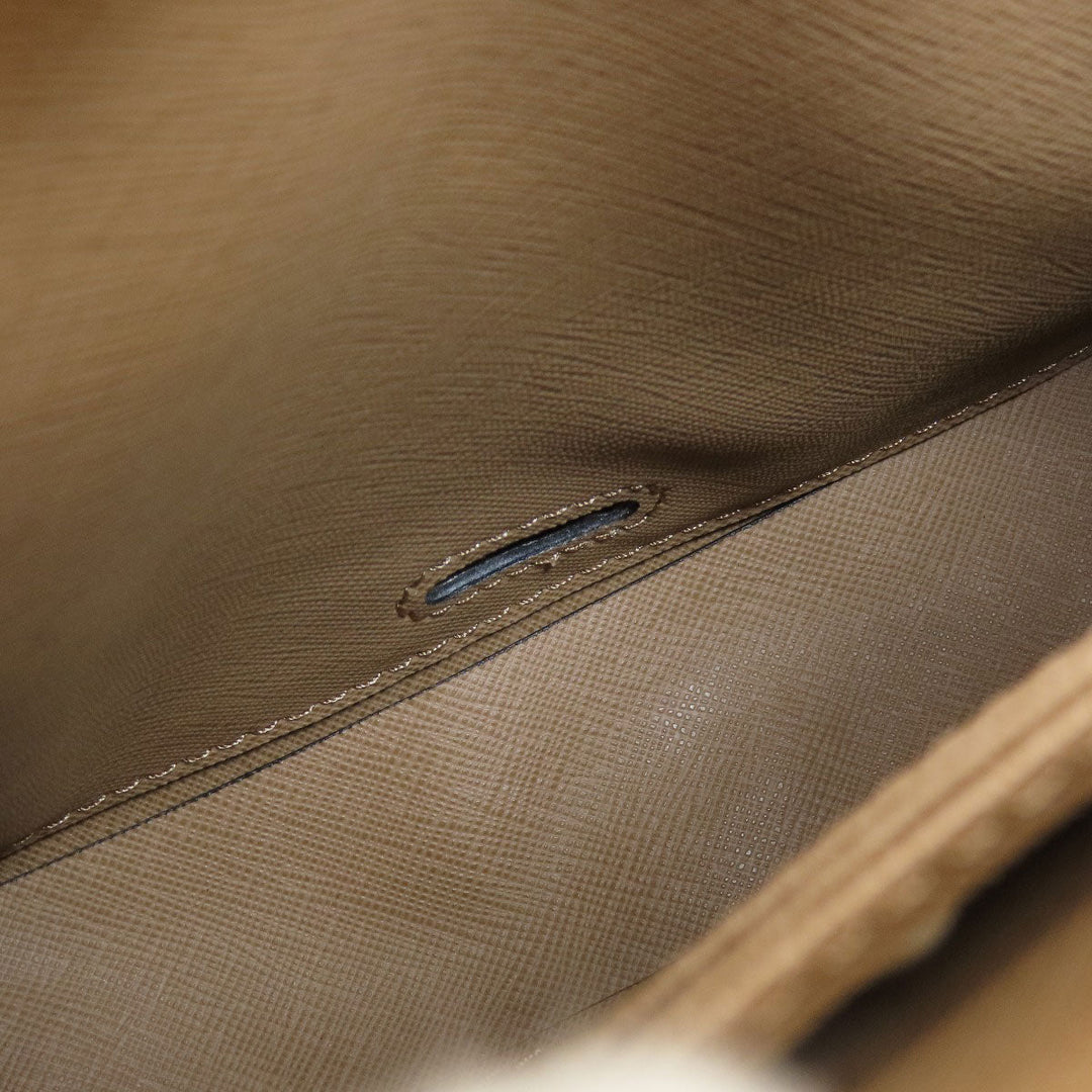 MICHAEL KORS Handbag leather black Fireworks motif 2WAY Women Used Authentic