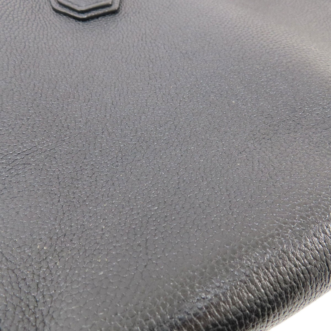 MICHAEL KORS Handbag leather black logo 2WAY Women Used Authentic