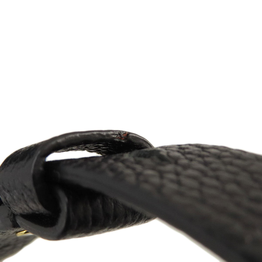 MICHAEL KORS Handbag leather black logo 2WAY Women Used Authentic