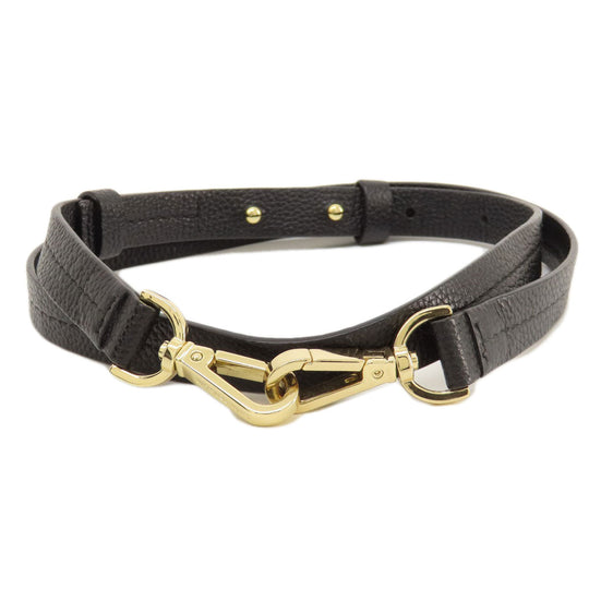 MICHAEL KORS Handbag leather black logo 2WAY Women Used Authentic