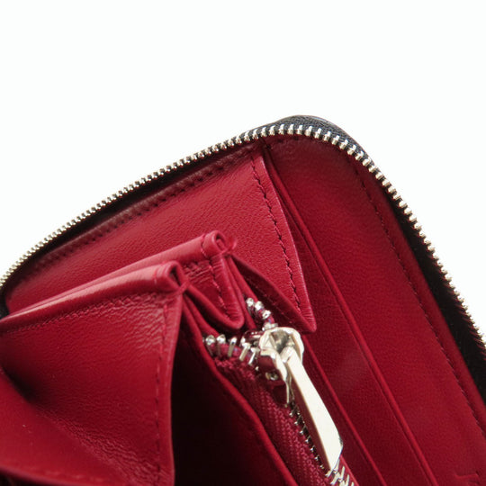 J&M Davidson Long Wallet Purse leather black logo mens(Unisex) Used Authentic
