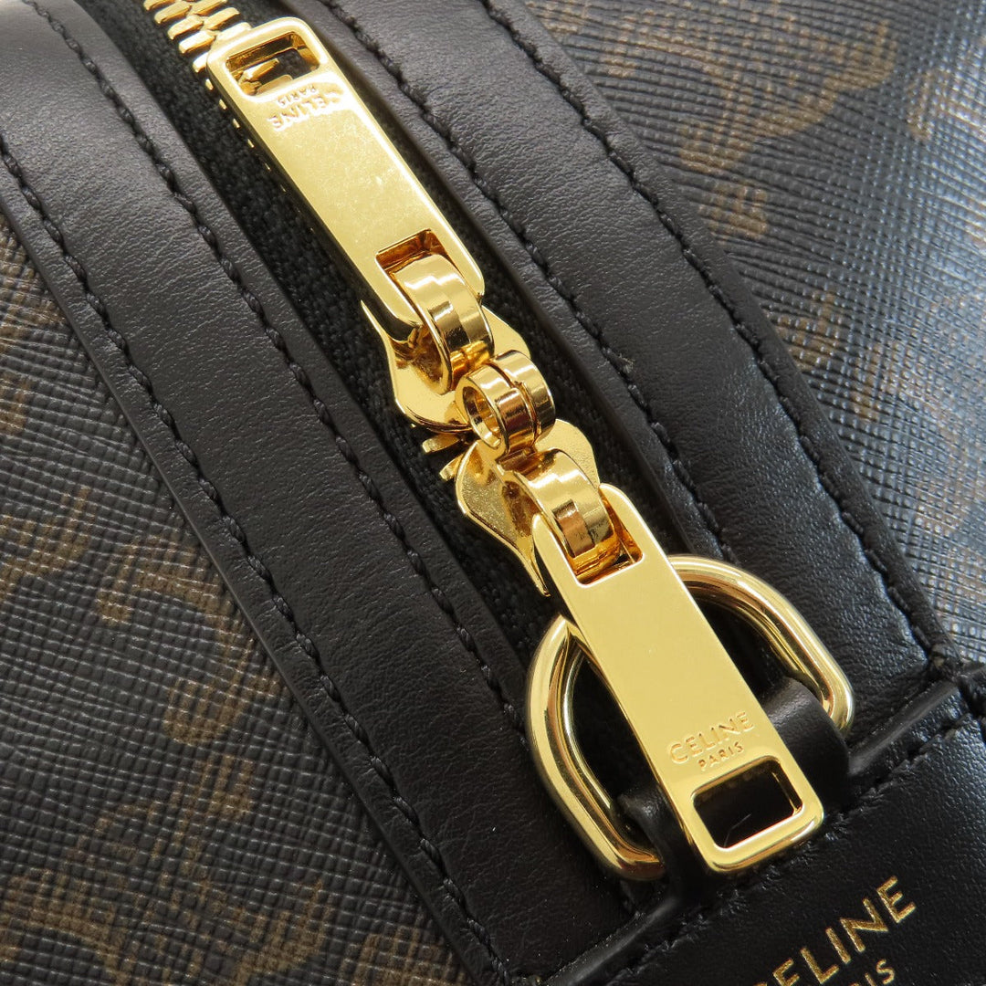 CELINE Boston Duffel bag PVC black Triomphe