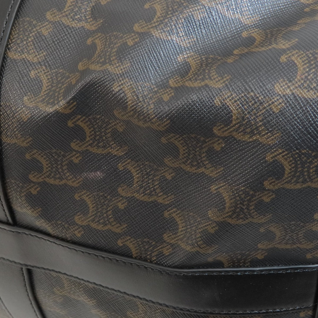 CELINE Boston Duffel bag PVC black Triomphe