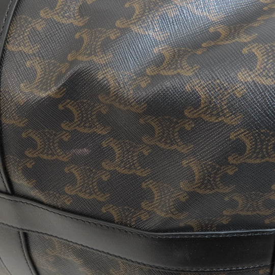 CELINE Boston Duffel bag PVC black Triomphe