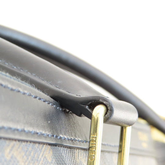 CELINE Boston Duffel bag PVC black Triomphe