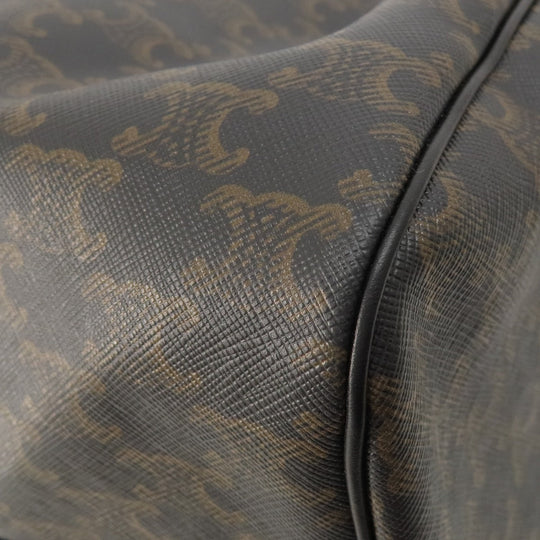 CELINE Boston Duffel bag PVC black Triomphe