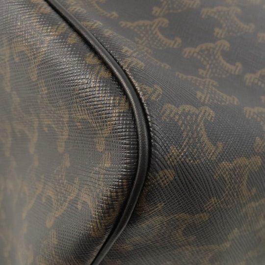CELINE Boston Duffel bag PVC black Triomphe