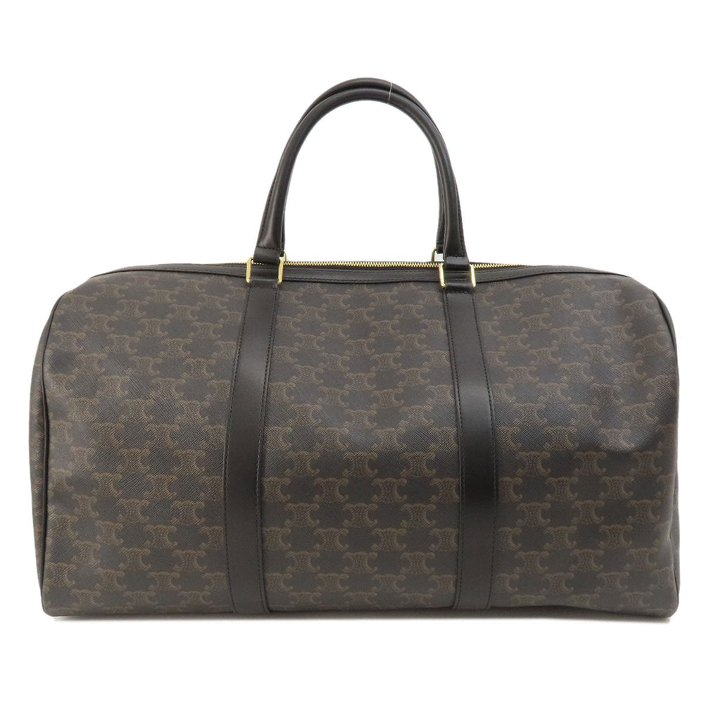CELINE Boston Duffel bag PVC black Triomphe