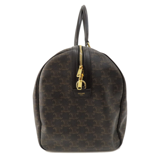 CELINE Boston Duffel bag PVC black Triomphe