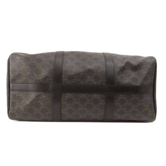 CELINE Boston Duffel bag PVC black Triomphe