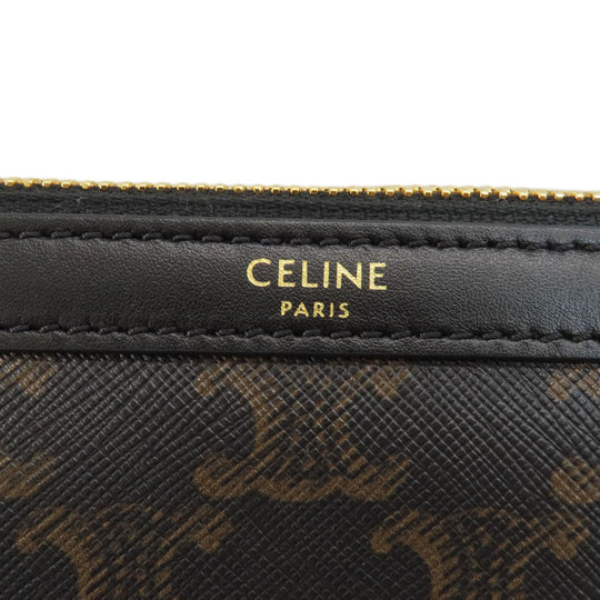 CELINE Boston Duffel bag PVC black Triomphe