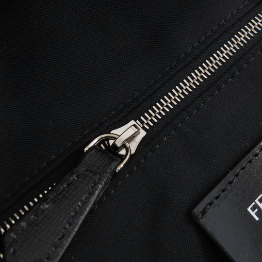 FENDI Backpack Nylon black Light bulb applique mens(Unisex) Used Authentic